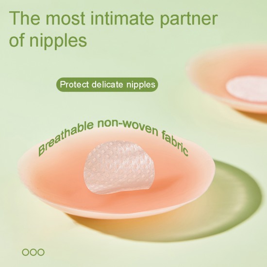 APJ Nipple Covers for Women - Sticky Adhesive Silicone Pasties - Reusable Pasty Nipple Cover with Travel Box
