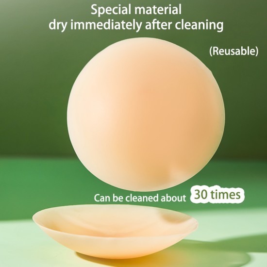 Nipple Covers for Women – Reusable Sticky Silicone Nipple Covers, Seamless Invisible Washable Design with Travel Box